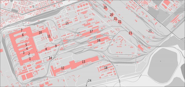 Map Kryvyi Rih Steel Plant