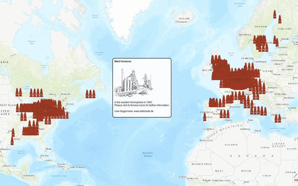 Blast Furnaces of the world